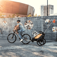 Thumbnail for THULE Chariot Lite 1-Seat Multisport Bike Trailer - Agave