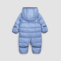 Thumbnail for MILES THE LABEL Hooded Snowsuit - Ice Blue