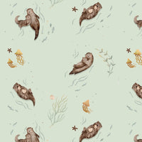 Thumbnail for BELAN J Short Sleeve Shortall Romper - Otters