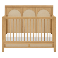 Thumbnail for NAMESAKE Eloise 4-in-1 Convertible Crib - Honey / Performance Sand Eco-Weave
