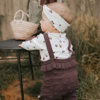 Thumbnail for FIRSTS Huckleberry Sweater Knit Overall Set