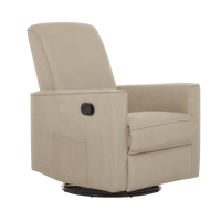 Thumbnail for KIDIWAY Evolur Raleigh Swivel Glider & Recliner with Footrest