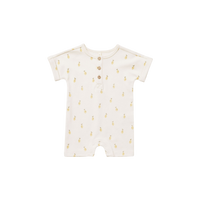 Thumbnail for QUINCY MAE Short Sleeve One-Piece - Lemons