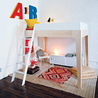 Thumbnail for OEUF Perch Loft Bed Full Size 54 - White/Birch