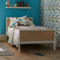 Thumbnail for OEUF Sparrow Twin Bed - White/Birch