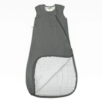 Thumbnail for PERLIMPINPIN Cotton Muslin Sleep Bag 0.7T - Charcoal