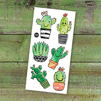 Thumbnail for PICO TATOO Temporary Tattoo - Cute Cactus
