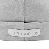 Thumbnail for KUSHIES Baby Cap 1-3m - Grey Solid
