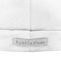Thumbnail for KUSHIES Baby Cap 3-6m - White Solid