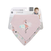 Thumbnail for KUSHIES Bandana Bib 2-Pack - Flamingo