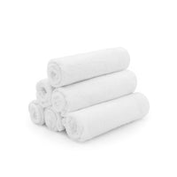 Thumbnail for KUSHIES Wash Cloths Bamboo 6-Pack - White