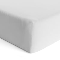 Thumbnail for Kushies Crib Sheet Flannel - White