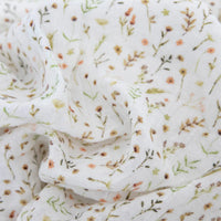 Thumbnail for LITTLE UNICORN Organic Cotton Muslin Swaddle Single - Floral Field