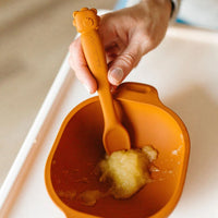 Thumbnail for LOULOU LOLLIPOP Feeding Spoon - Lion/Ginger Honey