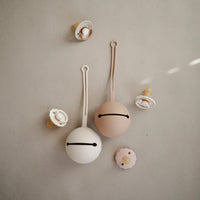 Thumbnail for MUSHIE Silicone Pacifier Holder Case - Blush