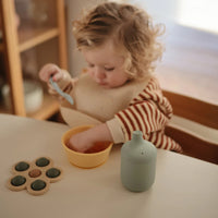 Thumbnail for MUSHIE Silicone Sippy Cup - Cambridge Blue