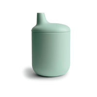 Thumbnail for MUSHIE Silicone Sippy Cup - Cambridge Blue