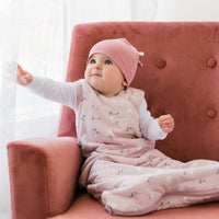 Thumbnail for PERLIMPINPIN Bamboo Knotted Hat (1-3M) - Lotus