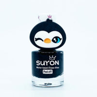 Thumbnail for SUYON Peel Off Nail Polish - Penguin Black & Gold