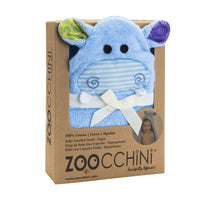 Thumbnail for ZOOCCHINI Baby Snow Terry Hooded Bath Towel (0-18M) - Henry Hippo