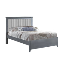 Thumbnail for NATART Taylor Double Bed 54 with Channel Tufted Panel (low profile footboard)
