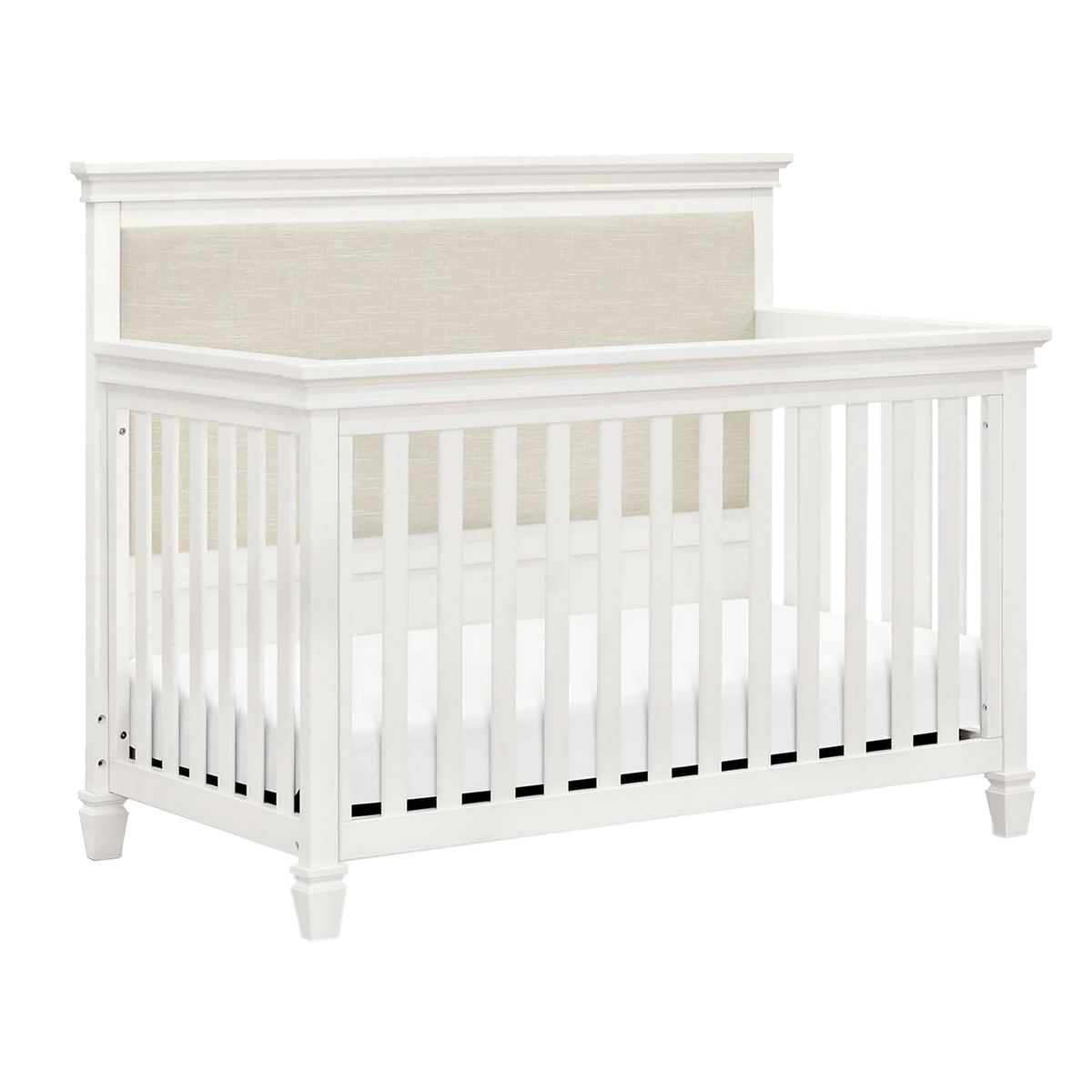  Namesake Darlington 4-in-1 convertible crib in warm white, a standard full-size crib built to Canadian dimensions