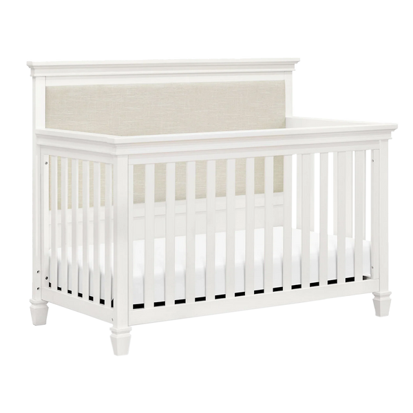  Namesake Darlington 4-in-1 convertible crib in warm white, a standard full-size crib built to Canadian dimensions