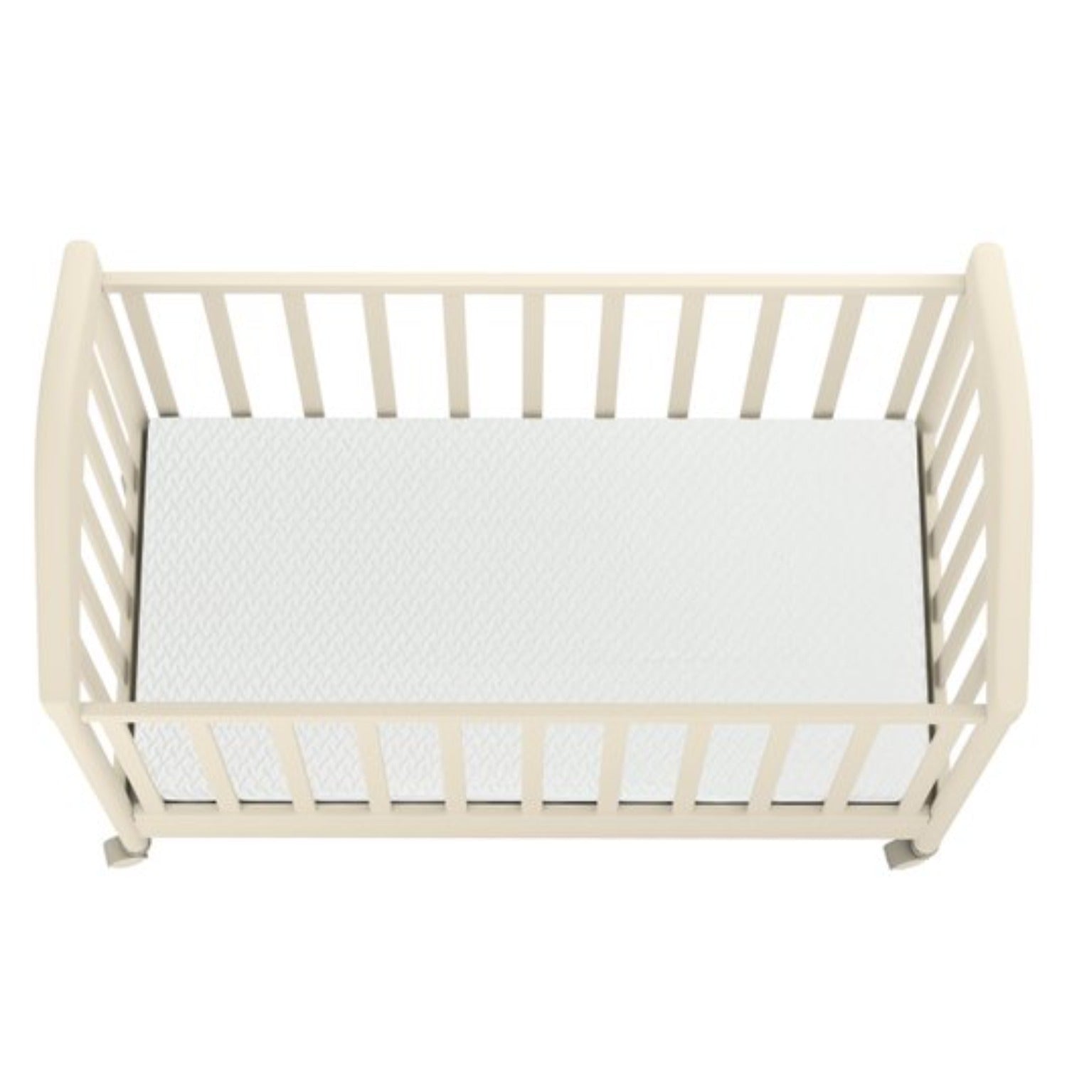 SIMMONS 2-in-1 Crib Mattress Sheet and Protector - Ivory