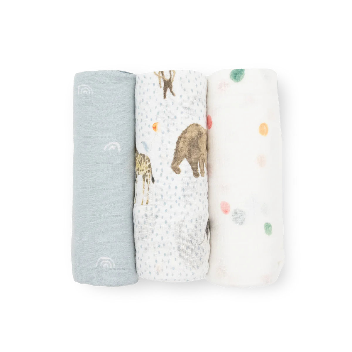 LITTLE UNICORN Cotton Muslin Swaddle (3 Pack)