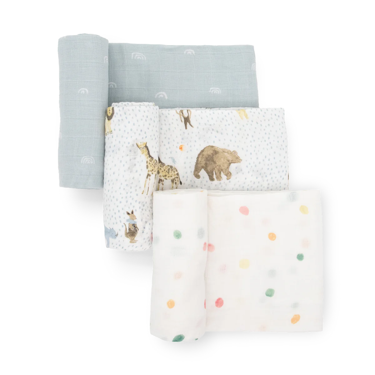 LITTLE UNICORN Cotton Muslin Swaddle (3 Pack)