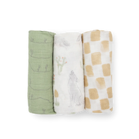 Thumbnail for LITTLE UNICORN Cotton Muslin Swaddle (3 Pack)