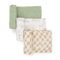 Thumbnail for LITTLE UNICORN Cotton Muslin Swaddle (3 Pack)