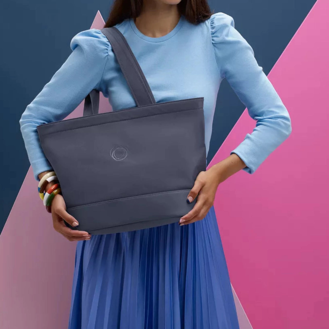 Bugaboo grey melange changing bag on sale