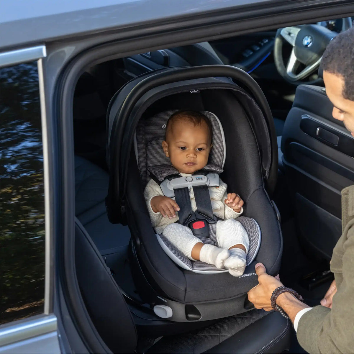 Siège auto rotatif pour bébé EVENFLO Revolve180 LiteMax - Gris cendré