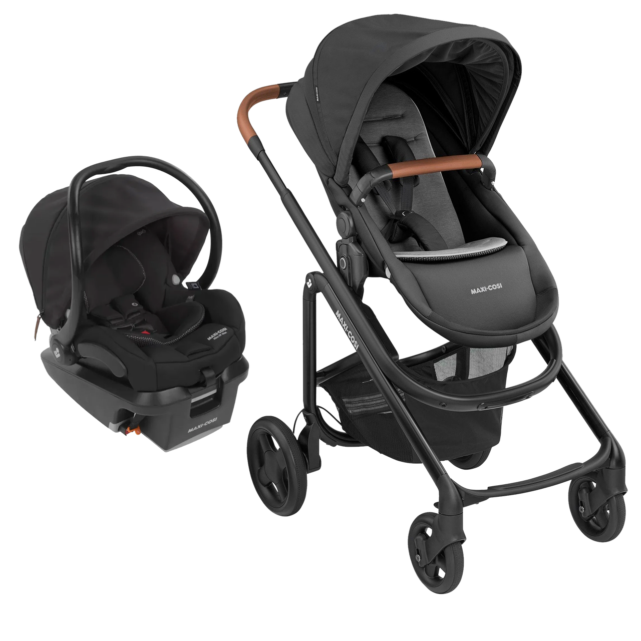 MAXI COSI Lila CP Travel System With Mico XP Max - Essential Black