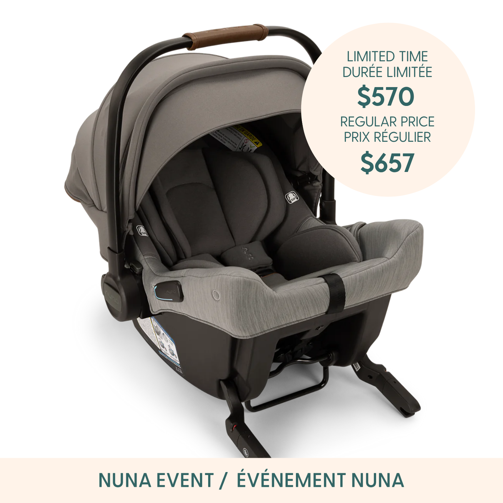 NUNA PIPA Urbn Infant Car Seat