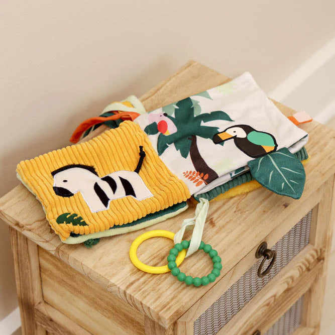 LITTLE BIG FRIENDS Soft Activity Book 2 in 1 - Jungle