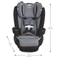 Thumbnail for EVENFLO Revolve360 All-in-One Extend Rotational Car Seat with Sensorsafe - Moonstone Grey