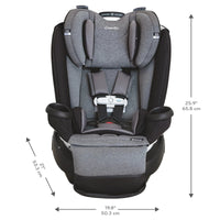 Thumbnail for EVENFLO Revolve360 All-in-One Extend Rotational Car Seat with Sensorsafe - Onyx Black