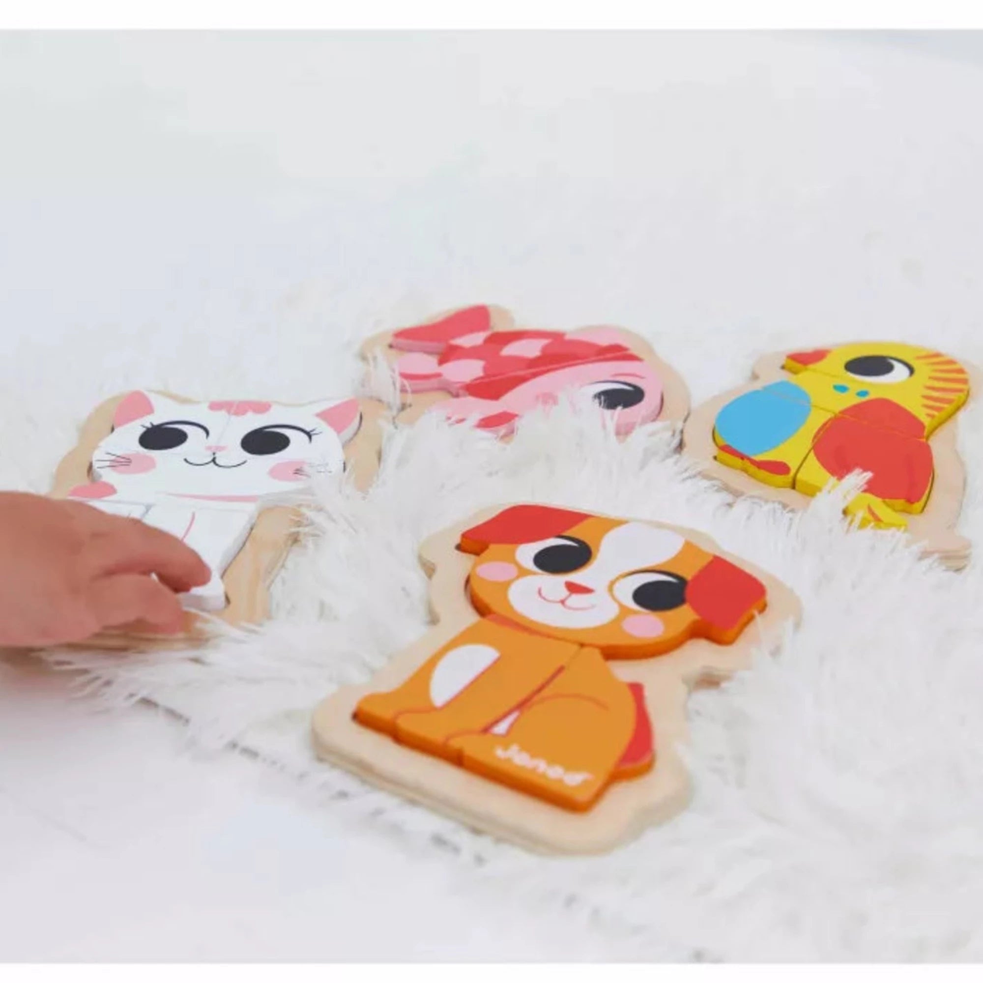 JANOD Pets 4 Progressive Puzzles