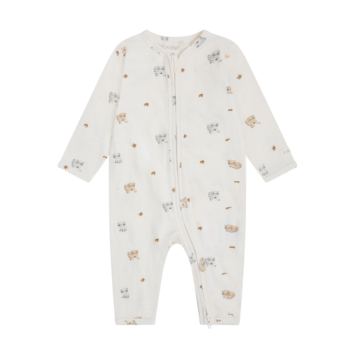 FIXONI Raccoon LS Jumpsuit Eggnog