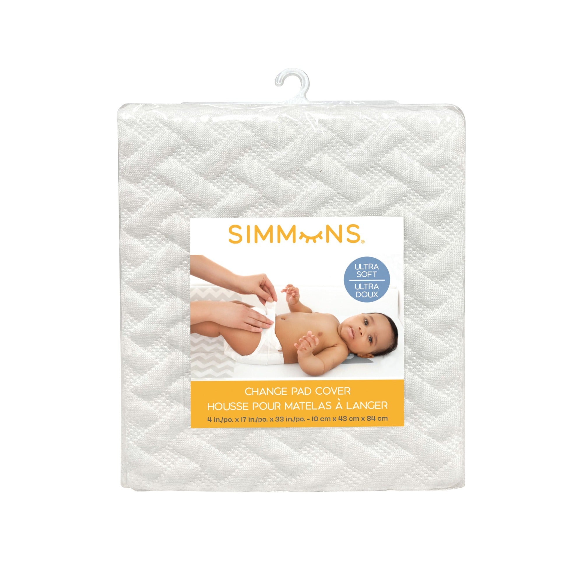 SIMMONS 2-in-1 Change Pad Cover - Ivory