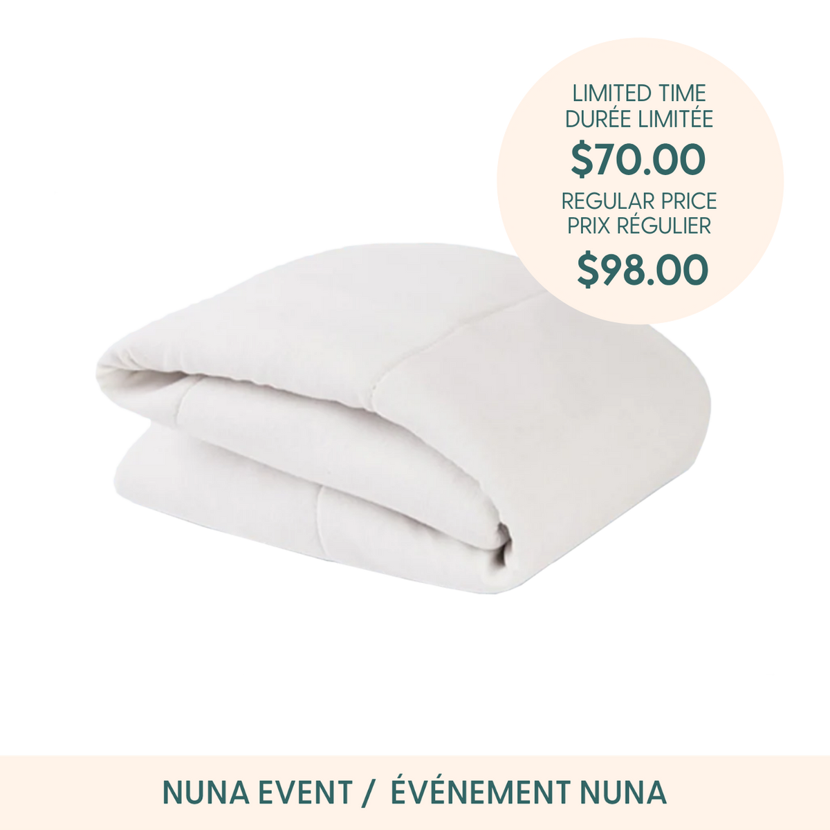 NUNA Playard SENA Waterproof Mattress Cover