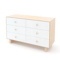 Thumbnail for OEUF Rhea 6 Drawer Dresser - White/Birch