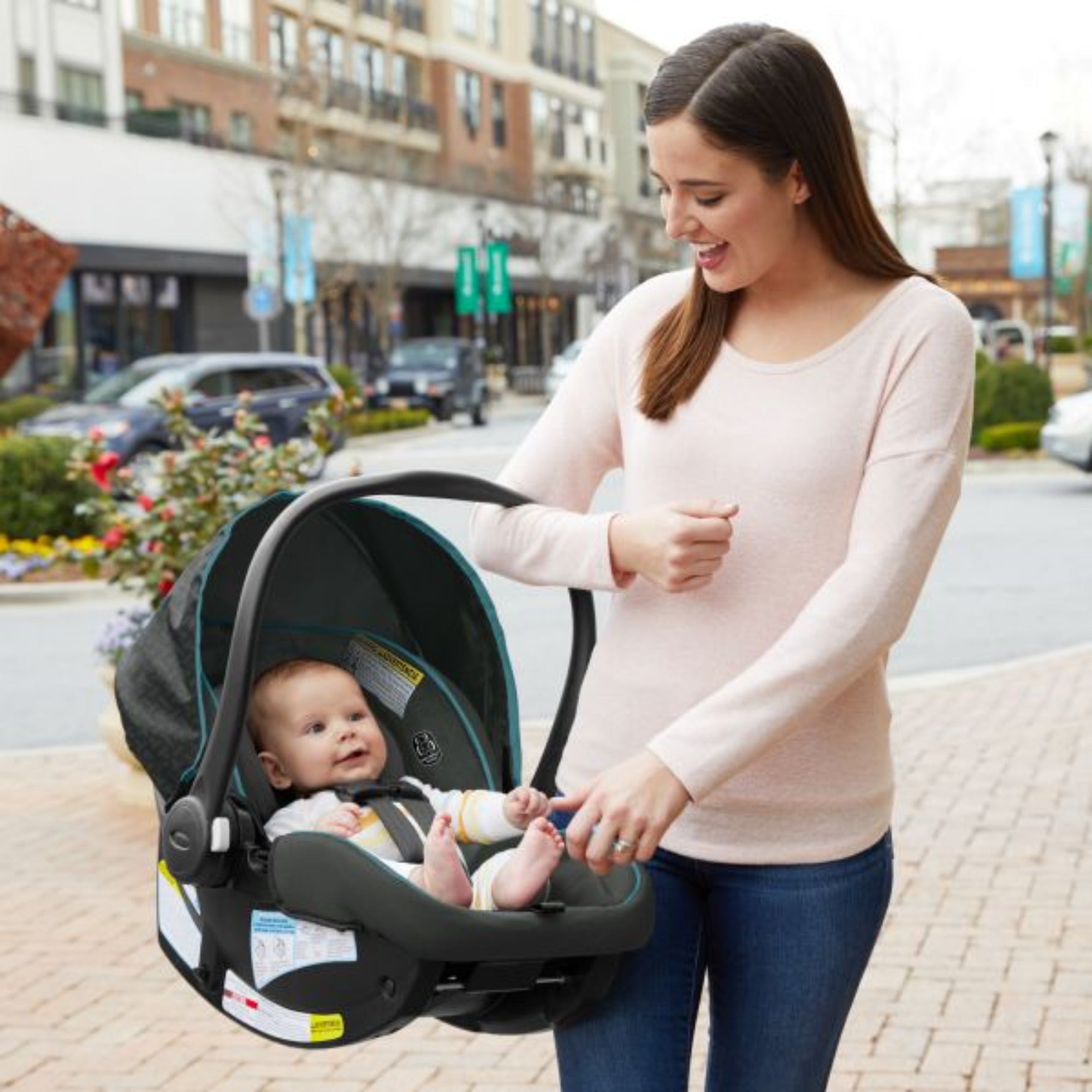 GRACO SnugRide 35 Lite LX Infant Car Seat - Gotham