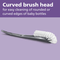 Thumbnail for AVENT Baby Bottle and Nipple Brush - Grey
