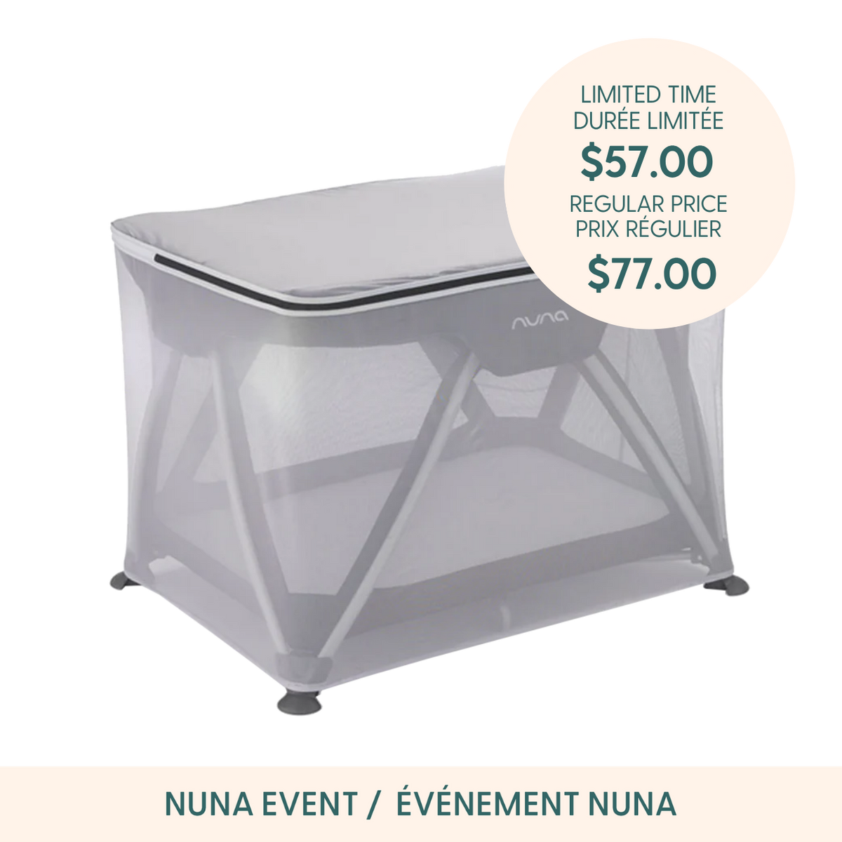 NUNA Playard SENA Insect Net