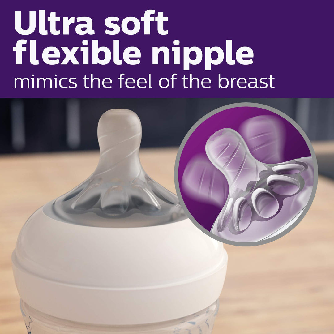 Bouteille PHILIPS AVENT Naturelle - 266 ml (Lot de 3)
