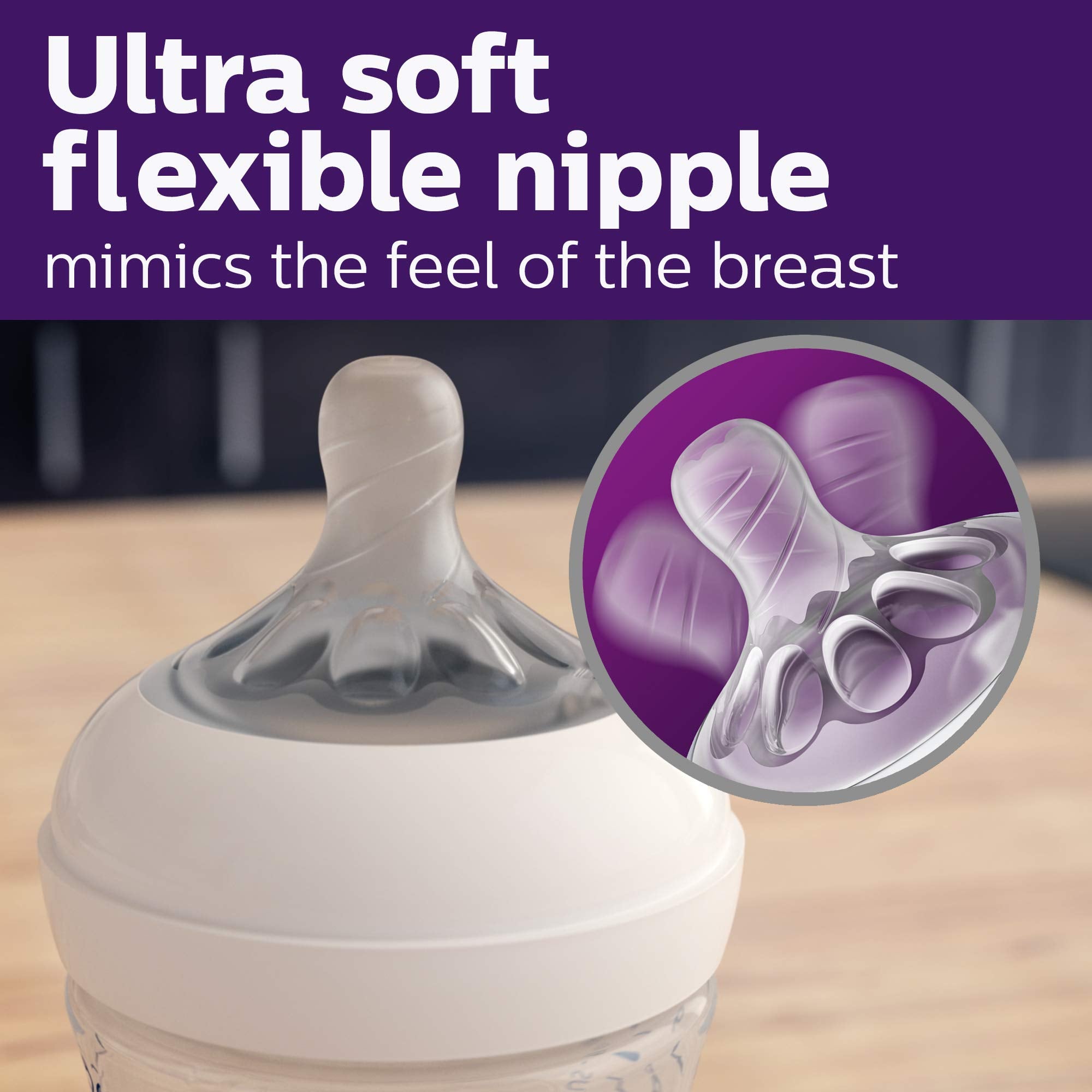 AVENT Natural Bottle - 4oz (3-Pack)