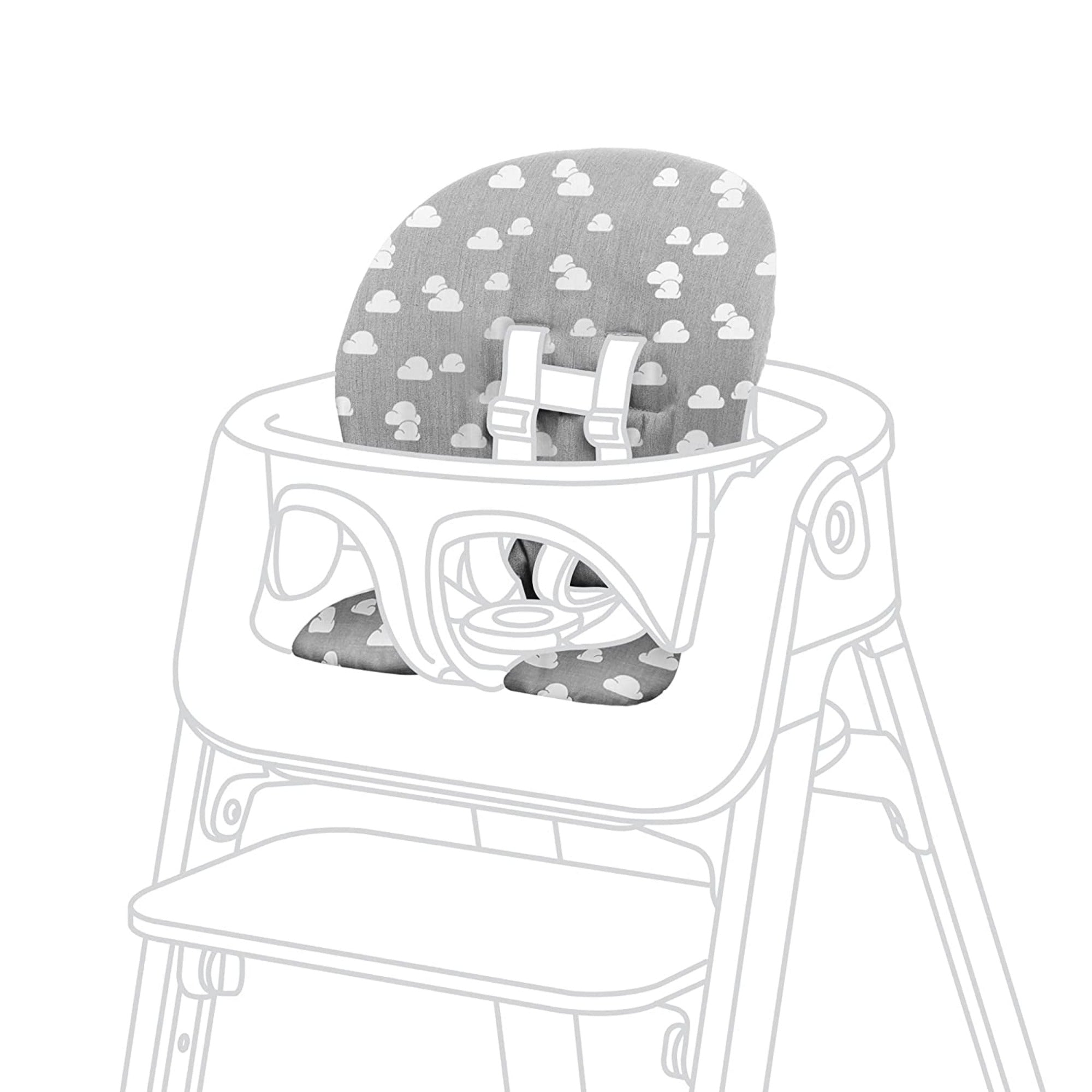 STOKKE Steps Baby Set Cushion - Grey Clouds
